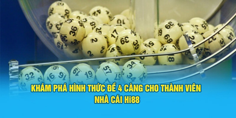 đề 4 càng